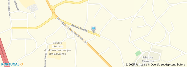 Mapa de Travessa do Padrão