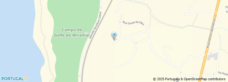 Mapa de Travessa Nova das Dunas