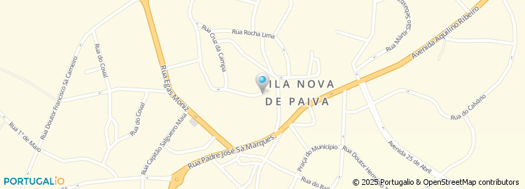 Mapa de Apartado 1, Vila Nova de Paiva