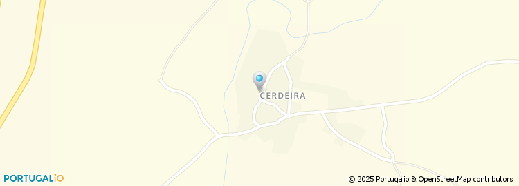 Mapa de Cerdeira