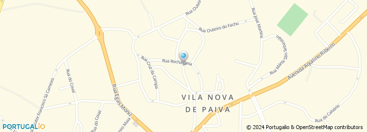 Mapa de Rua Rocha Lima