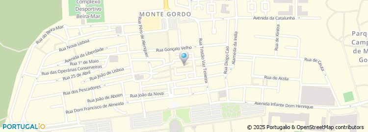 Mapa de Apartado 69, Monte Gordo