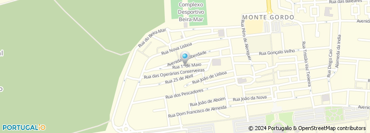 Mapa de Beco Alfredo Morais