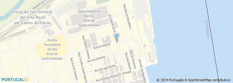 Mapa de Rua Barão do Rio Zêzere