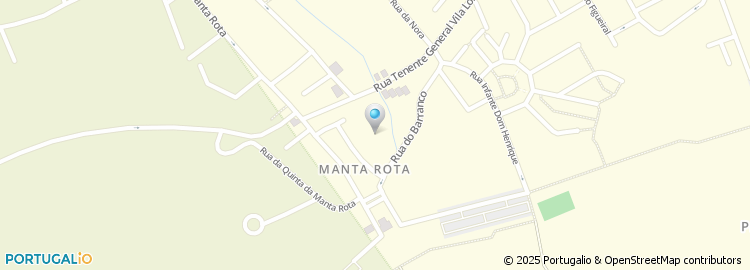 Mapa de Rua da Quinta da Manta Rota