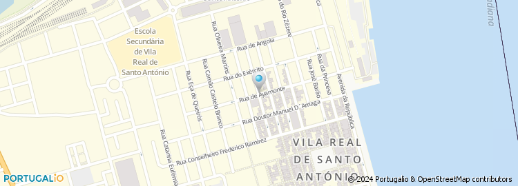 Mapa de Rua de Ayamonte