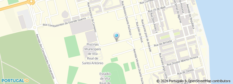 Mapa de Rua de Santo António de Arenilha