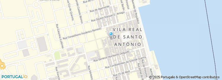 Mapa de Rua Almirante Cândido dos Reis