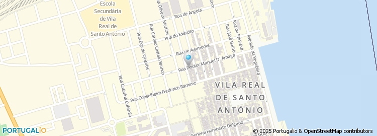 Mapa de Rua Doutor Manuel de Arriaga