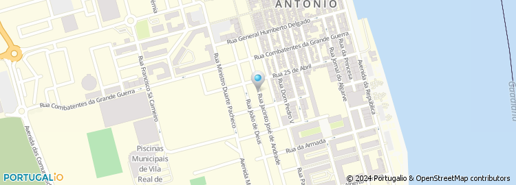 Mapa de Rua Jacinto José de Andrade