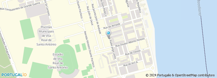 Mapa de Rua Padre Jorge C Leiria