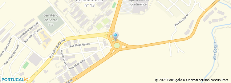 Mapa de Praça 25 de Abril