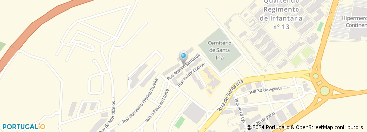 Mapa de Rua Adelino Samardã