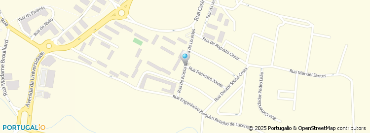 Mapa de Rua de Nossa Senhora de Lurdes