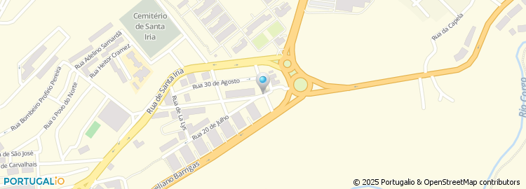 Mapa de Rua do Entroncamento