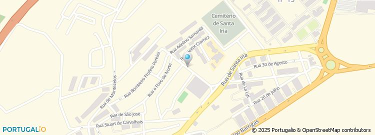 Mapa de Rua Frei Miguel Contreiras