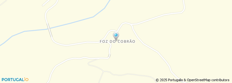 Mapa de Foz do Cobrão