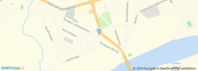 Mapa de Largo Antunes Lima