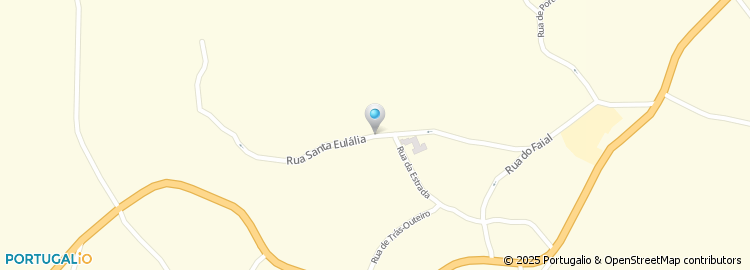 Mapa de Rua de Santa Eulália
