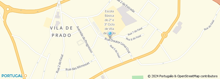 Mapa de Rua Doutor Lima Cruz