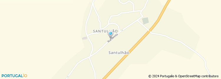 Mapa de Rua dos Santos Mártires