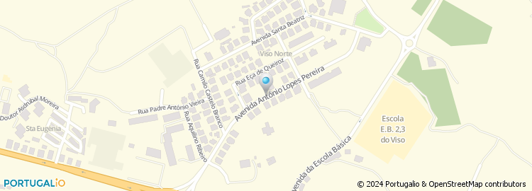 Mapa de Avenida António Lopes Pereira