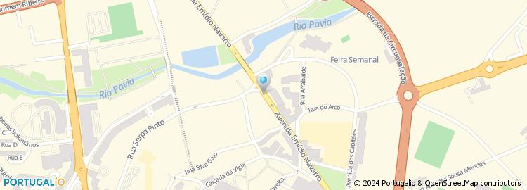 Mapa de Avenida Emídio Navarro