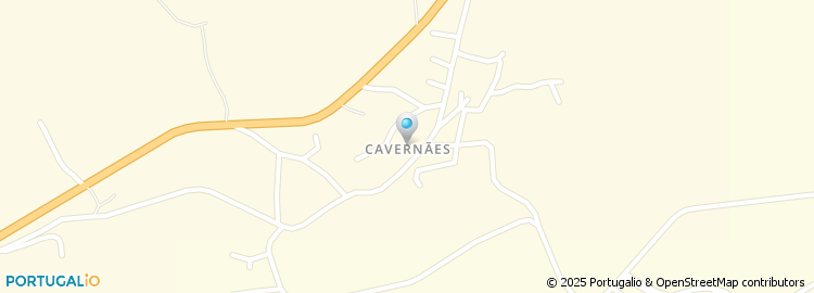 Mapa de Cavernães