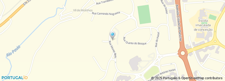 Mapa de Rua do Cavaleiro