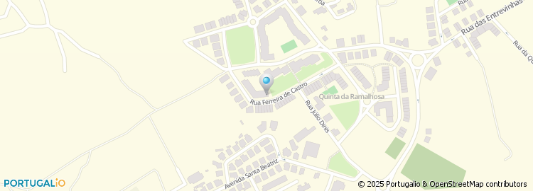 Mapa de Rua da Quinta da Mata