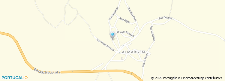 Mapa de Rua das Carvalhas
