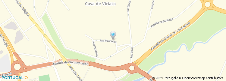 Mapa de Rua do Picadeiro