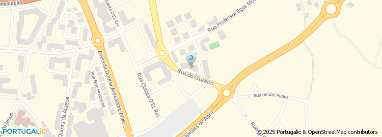 Mapa de Rua dos Quatro Caminhos