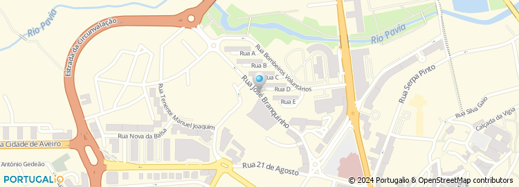 Mapa de Rua José Branquinho