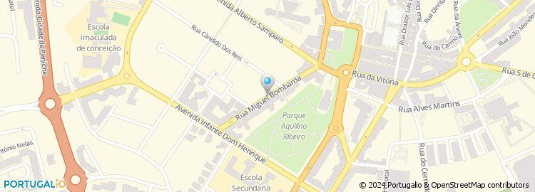 Mapa de Rua Miguel Bombarda
