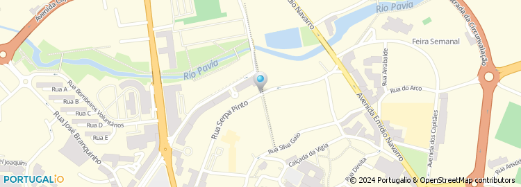 Mapa de Rua Ponte de Pau