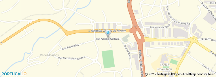 Mapa de Travessa António Gedeão