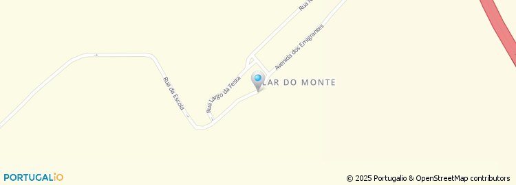 Mapa de Vilar do Monte