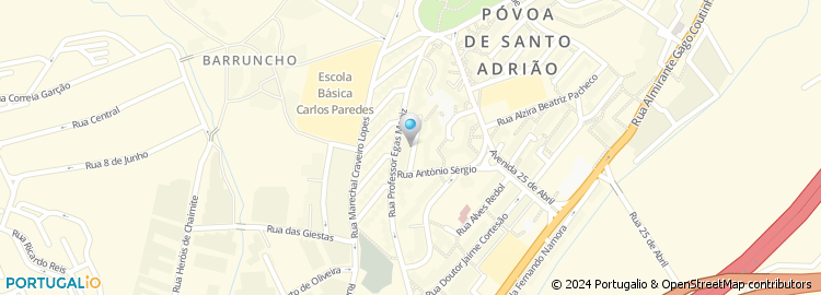 Mapa de Vítor M. F. Borges - Empreiteiros de Construção Civil, Lda