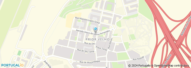 Mapa de Vitor Raimundo - Têxteis, Unipessoal Lda