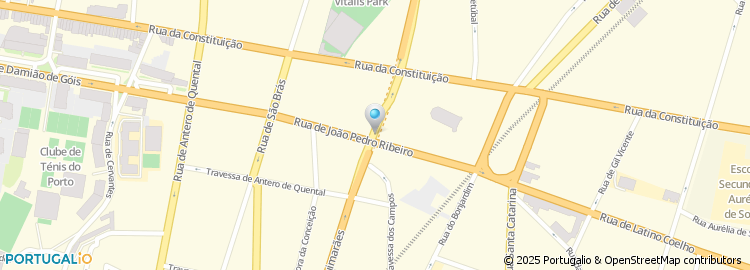 Mapa de Vitório Bordin, Unip., Lda