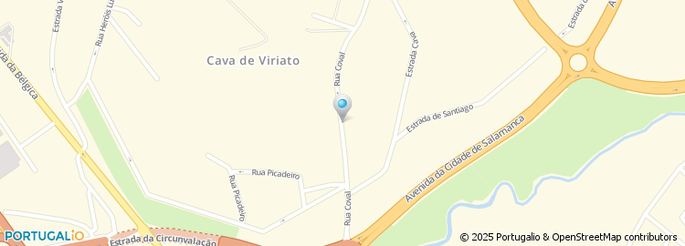 Mapa de Viveiros da Cava de Viriato - Comércio de Plantas, Lda