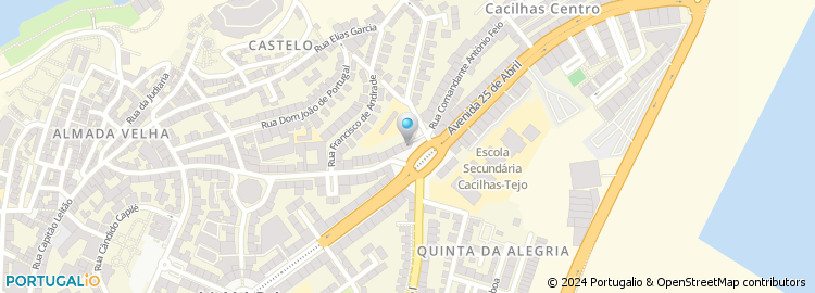 Mapa de Vodafone, Almada