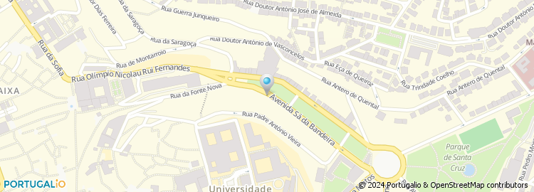 Mapa de Vodafone, Sá da Bandeira, Coimbra