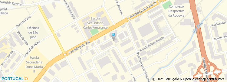 Mapa de Widex Reabilitação Auditiva, Braga