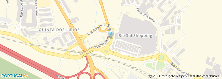 Mapa de Worten, RioSul Shopping, Seixal