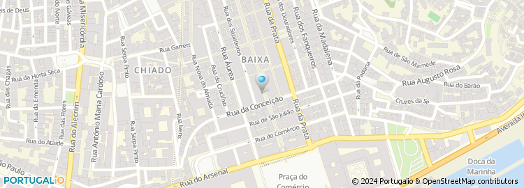 Mapa de Zara Home, Rua Augusta, Lisboa