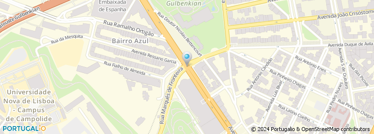 Mapa de Zara, Lisboa